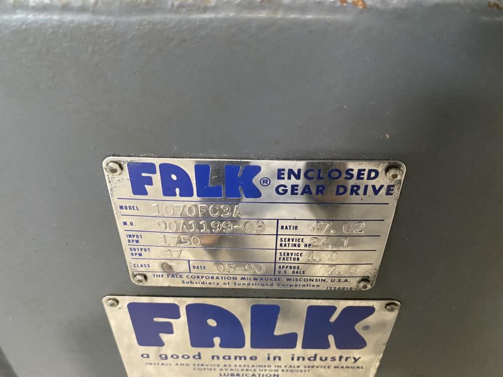 Falk Enclosed Gear Drive, 47.02 Ratio, #1070FC3A